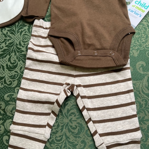 NWT NB Gobble til you Wobble boy girl turkey FIRST thanksgiving outfit carters - Picture 5 of 8